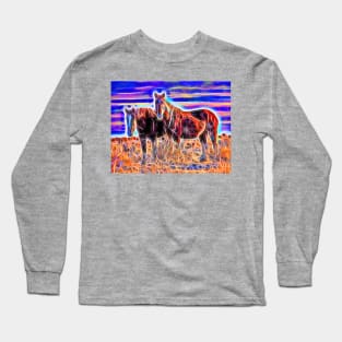 Two Wild Horses Long Sleeve T-Shirt